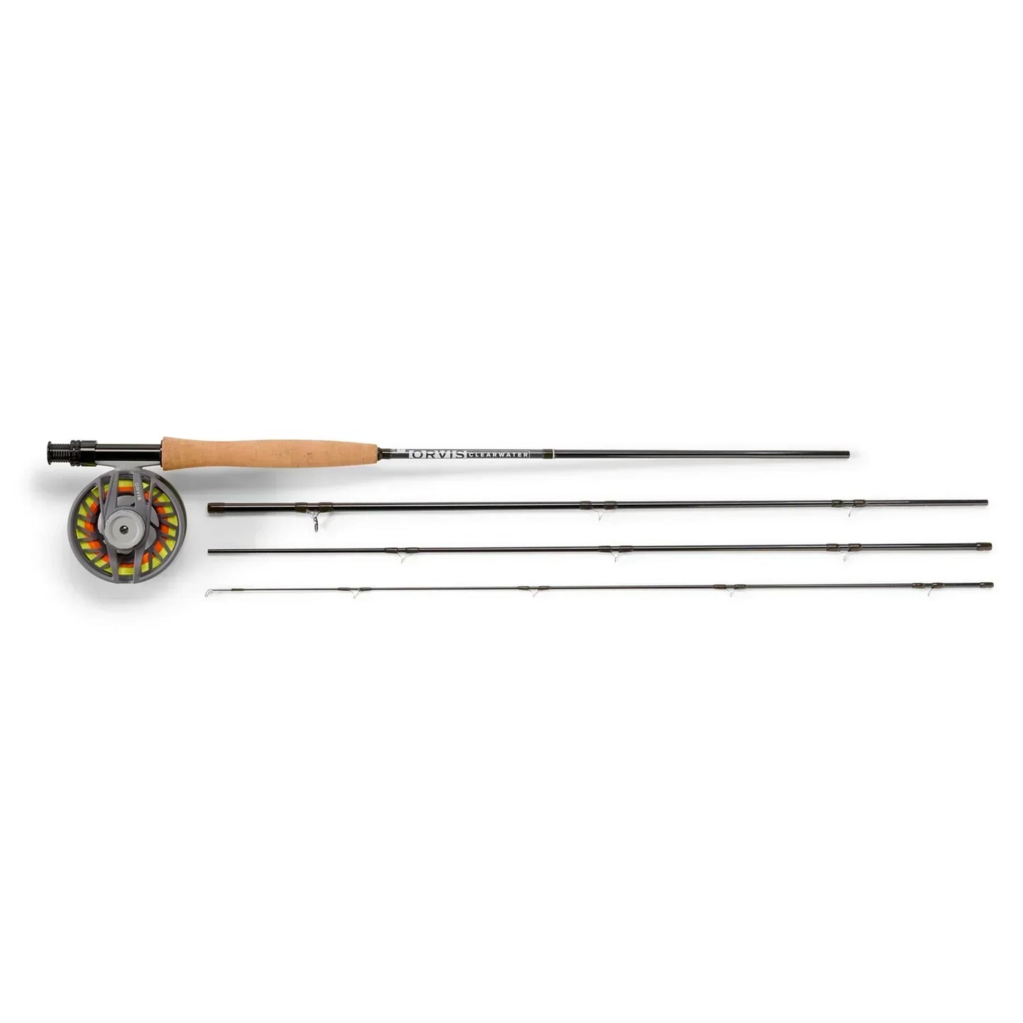 beginners fly fishing rods Kylebooker KR01 3/4/5/6/7/8 Weight Starter Fly Fishing Rod 9'/8wt/4sec The reconstituded cork handle adds durability and grip Fly Fishing Rod and Reel