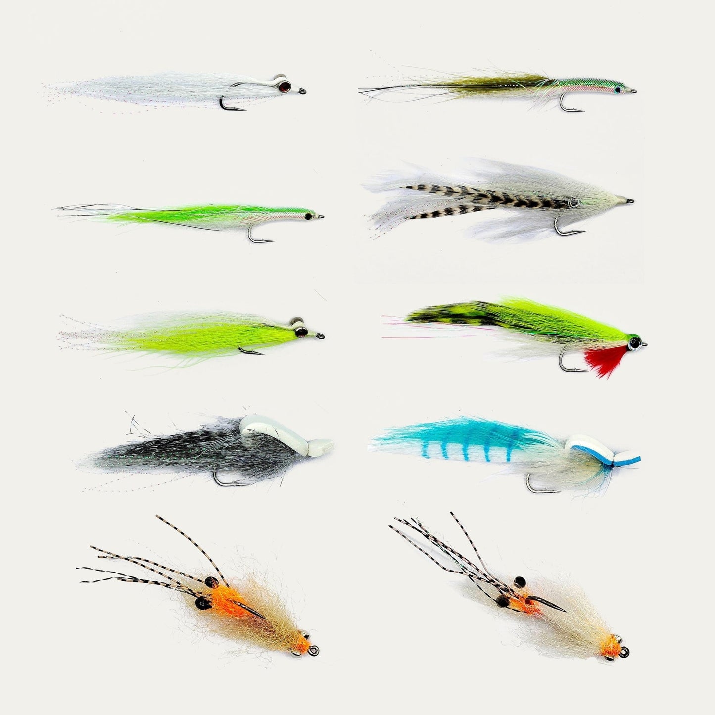 First Cast Beginner Saltwater Fly Assortment - 10 Flies - Riverstone Outfitters