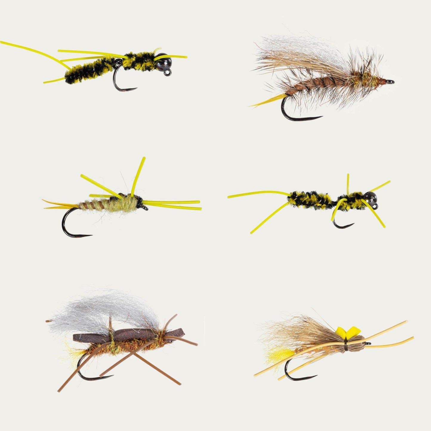 Golden Stonefly BugCycle Fly Assortment - 6pk, Barbless, Ahrex - Riverstone Outfitters