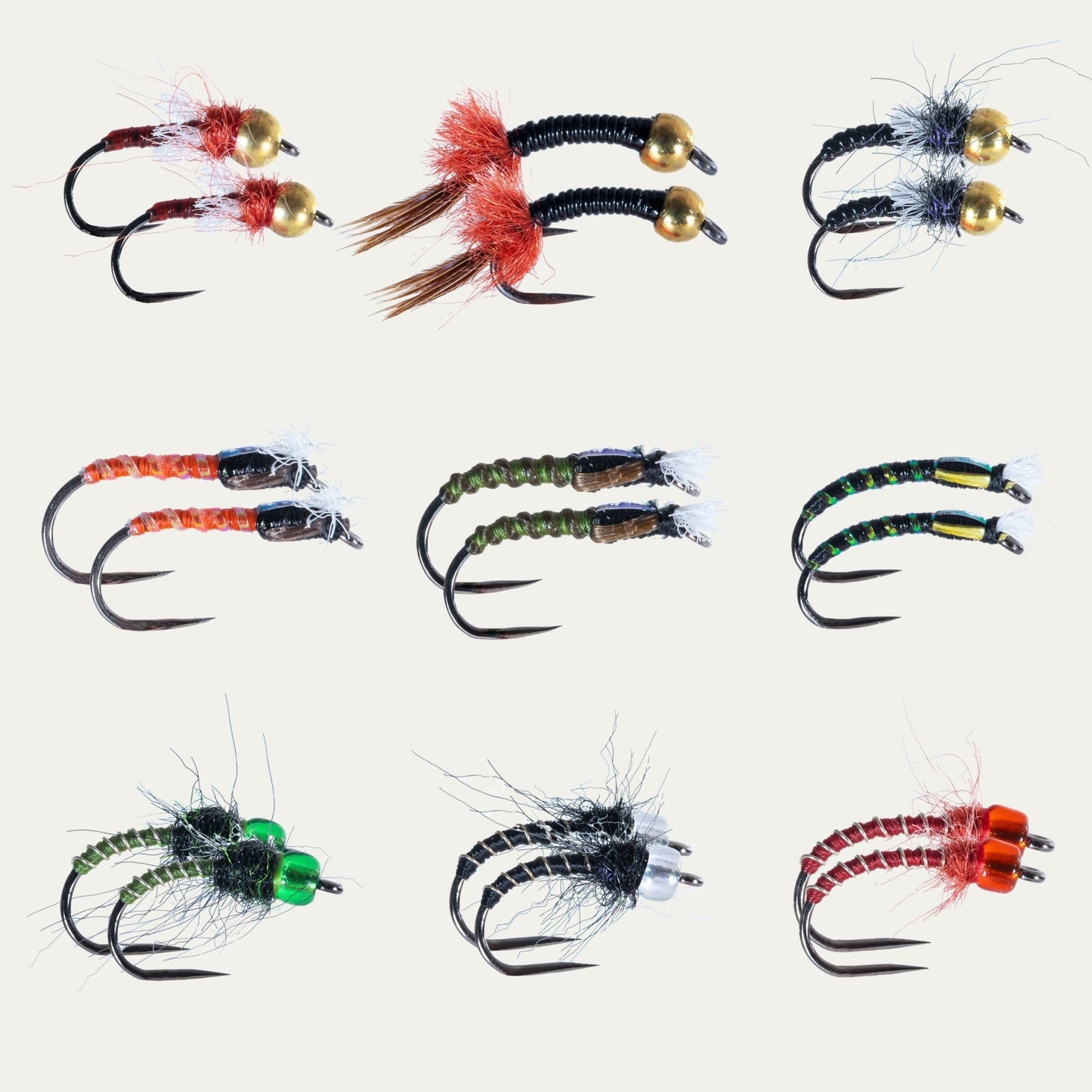 Midge Subsurface BugCycle Fly Assortment - 18pk, Barbless, Ahrex - Riverstone Outfitters